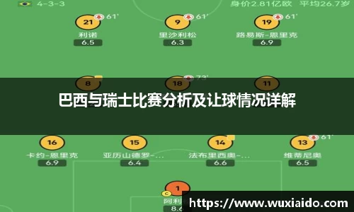 巴西与瑞士比赛分析及让球情况详解